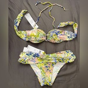 BCBG XS Convertible Bikini Sexy Women Swimsuit New